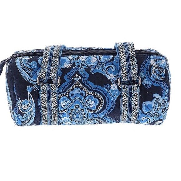 Lemon Hill Blue White‎ Paisley Quilted Small shoulder bag Women's - Picture 1 of 8